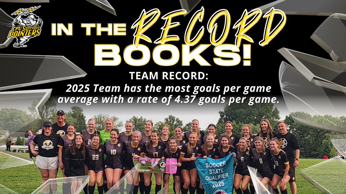 Congratulations to our record-setting athletes! ⚽

Our Senior Class set a new team record with the highest win percentage in school history at 80.60%!

The 2025 team set a new record, achieving the highest goals per game average in school history with 4.37 goals per game!