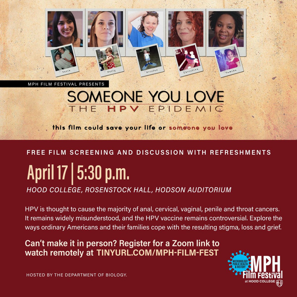 We explored #HPV #vaccination on Apr 17. I highly recommend the film, "Someone You #Love: The HPV #Epidemic".

hpvepidemic.com

#womenshealth, #publichealth, #human papilloma #virus