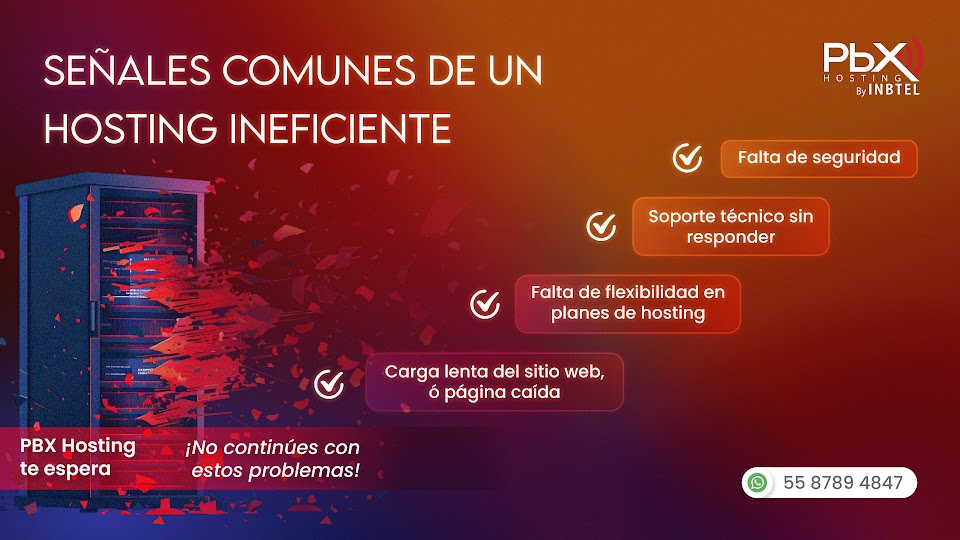 PBX_Hosting's tweet image. ¿Tienes problemas con tu Hosting Web? 
Hoy te compartimos señales comunes de un hosting ineficiente.
¡No continúes con estos problemas! 
Pbx Hosting te espera, ¡múdate con nosotros!
#PbxHosting #HostingWeb #AlojamientoWeb #WebHosting #MudanzaHosting