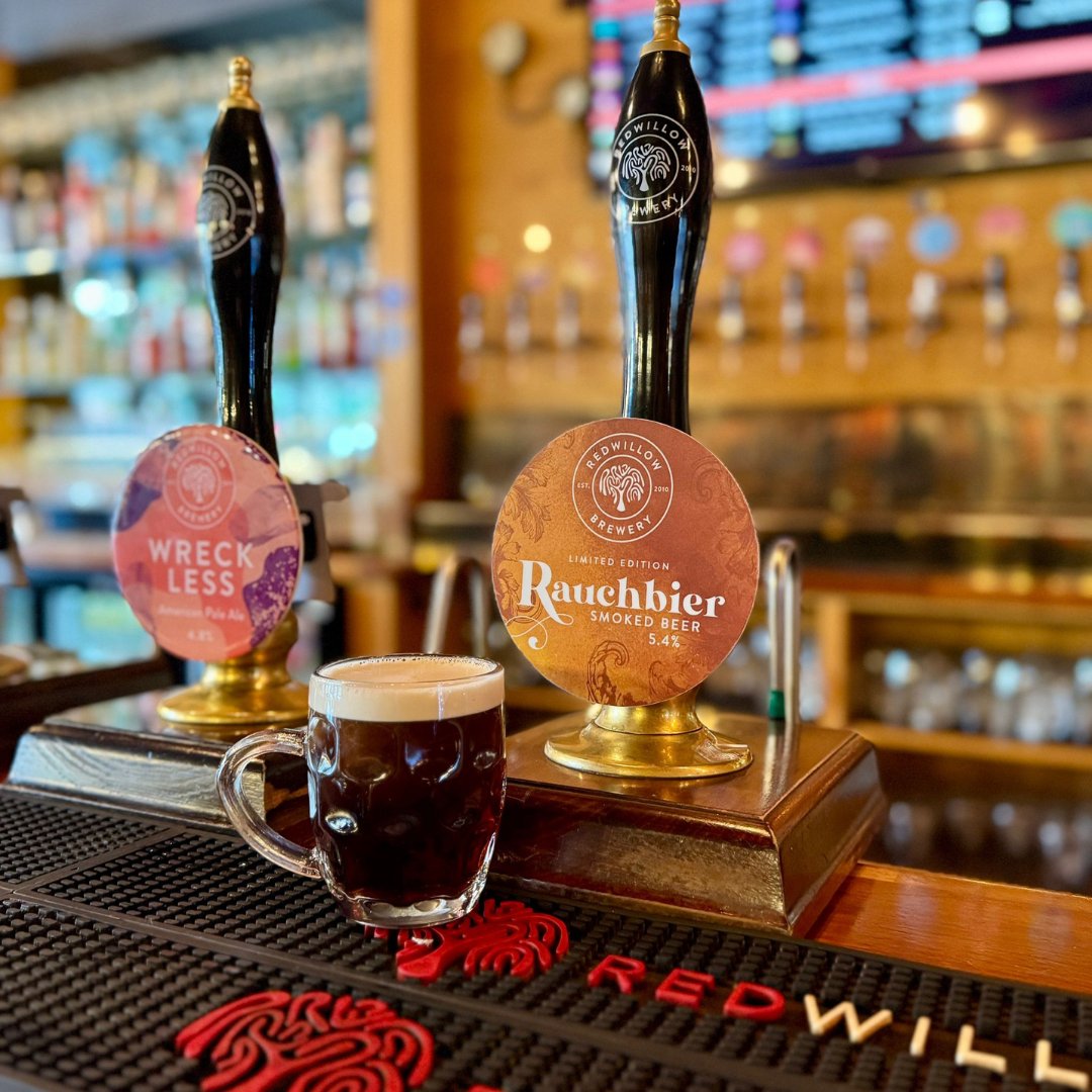 Fresh on cask, Rauchbier!

A malty dark amber lager, brewed with the finest malts from Bamburg. A deep smokey flavour gives way to a rounded mouthfeel in this satisfyingly drinkable smoked beer.