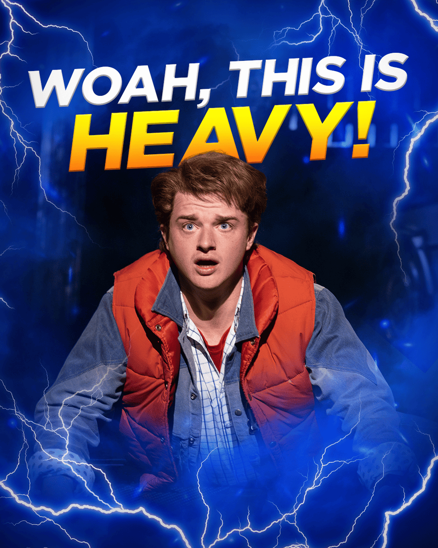 Don't let Marty's choice of words confuse you. Weight has nothing to do with temporal physics! ⏰