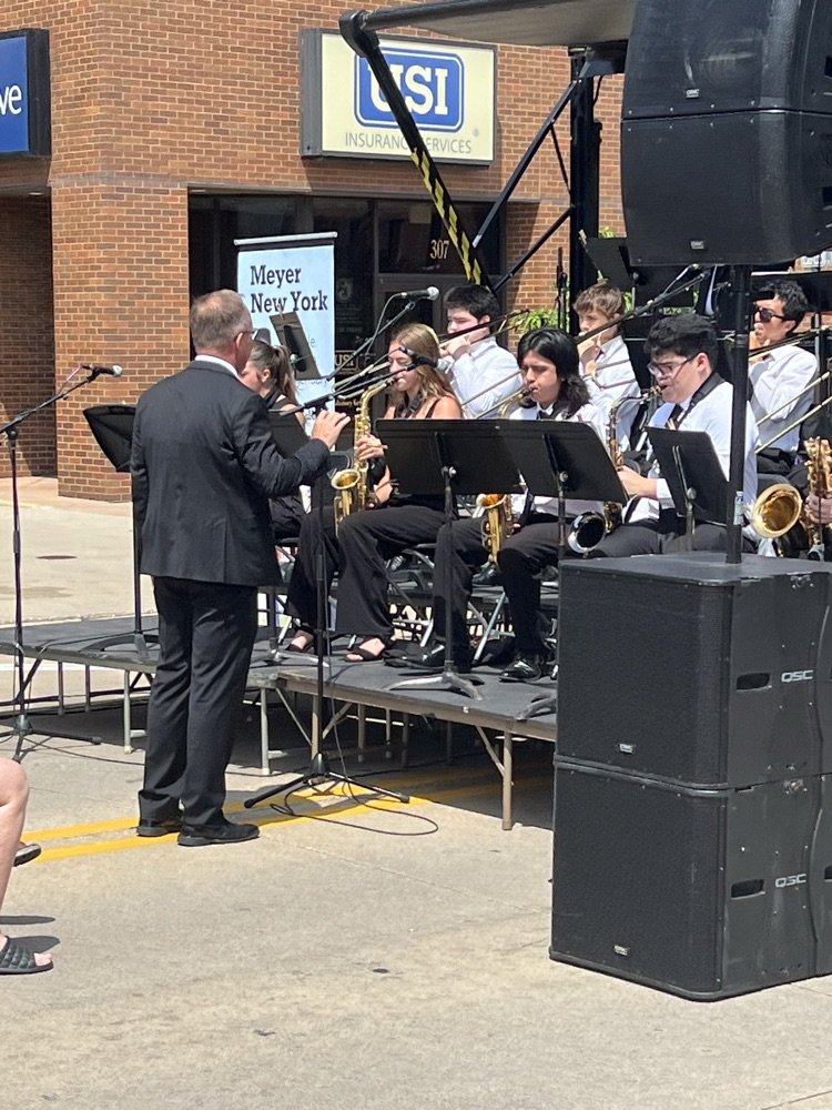 Our students are amazing. Concord Jazz Band had an amazing set at Jazz Fest today!