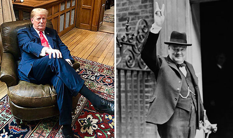 Recalling President <a href="/realDonaldTrump/">Donald J. Trump</a> 2018 visit to PM Churchill's childhood home. 

#peaceispossible 
<a href="/usairforce/">U.S. Air Force</a> 
<a href="/IDF/">Israel Defense Forces</a> 
<a href="/NavyBritish/">BritishNavyForce</a>