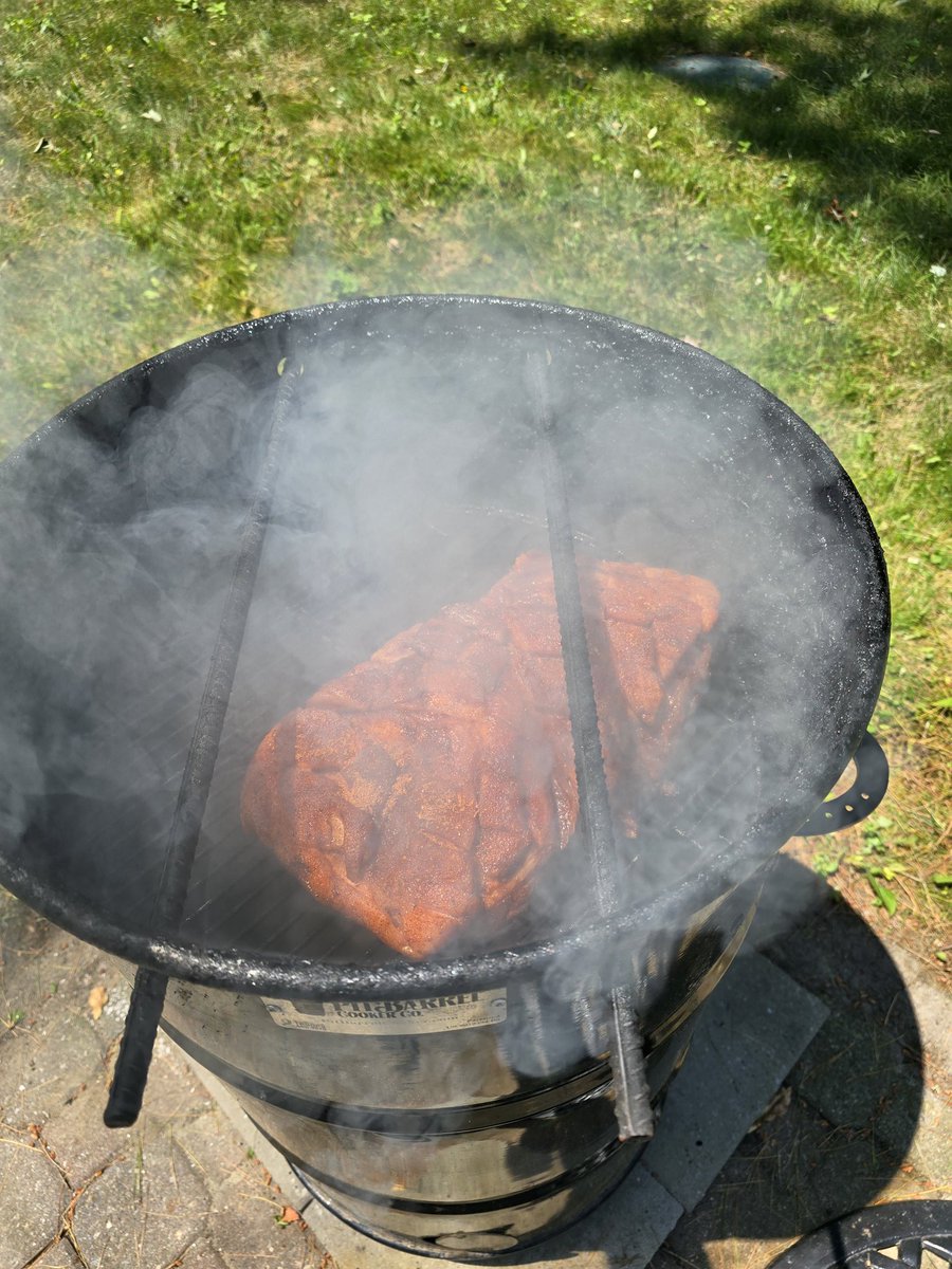 NCPhillip's tweet image. 7lb pork butt 
#Pitbarrelcooker 
#Pulled pork
#Pork