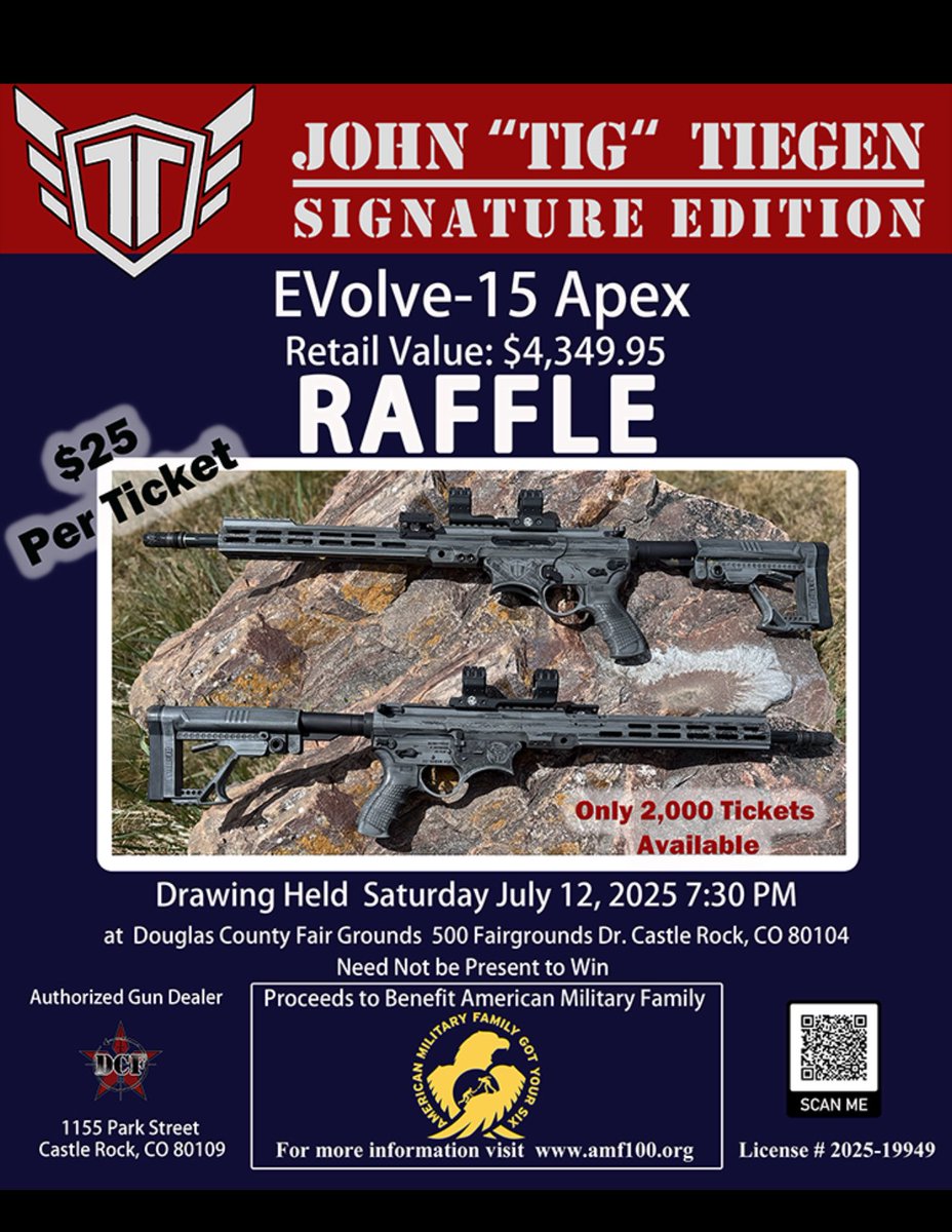 🇺🇸 HONOR. CELEBRATE. SUPPORT. 🇺🇸
American Military Family’s 20th Year Celebration Weekend is almost here — and YOU’RE invited to be part of something unforgettable!
📅 July 11–12, 2025
📍 Castle Pines &amp; Castle Rock, Colorado

💥 2 Days. 3 Major Events. Endless Impact.

🎖️ FRIDAY,