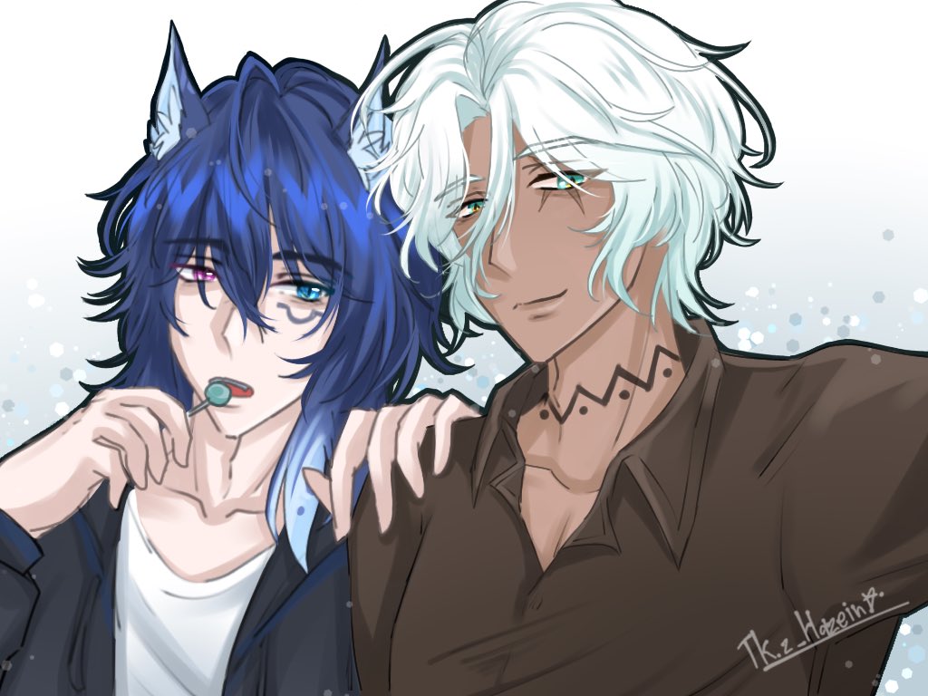 Taiyakii3003's tweet image. Go on a date~ bro! #ifaron #ifa #ororon #GenshinImpact #genshinimpactfanart