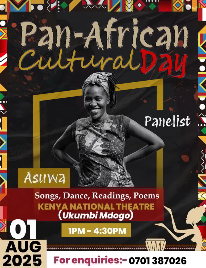 We always make a mystic mass choir.Please join us in a people's choir in motion at the Pan African Cultural Day on 1st August 2025,Ukumbi Mdogo,Kenya National Theater at 12 noon.The movement is the rhythm to us.