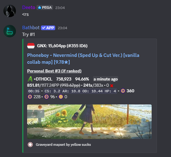 850PP IF RANKED 0 MISS NEVERMIND WTF