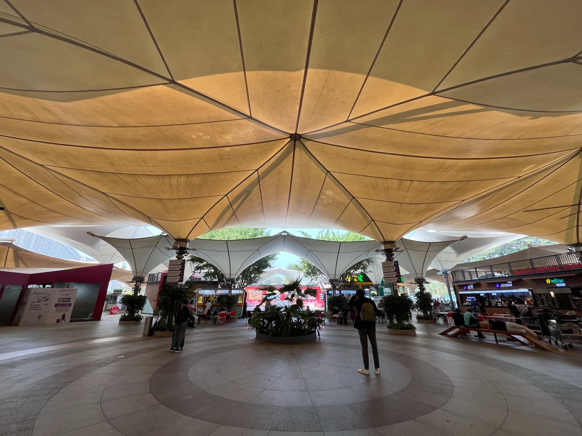 Terminal 1 of Mumbai Airport, as you come out of it #photographyisart