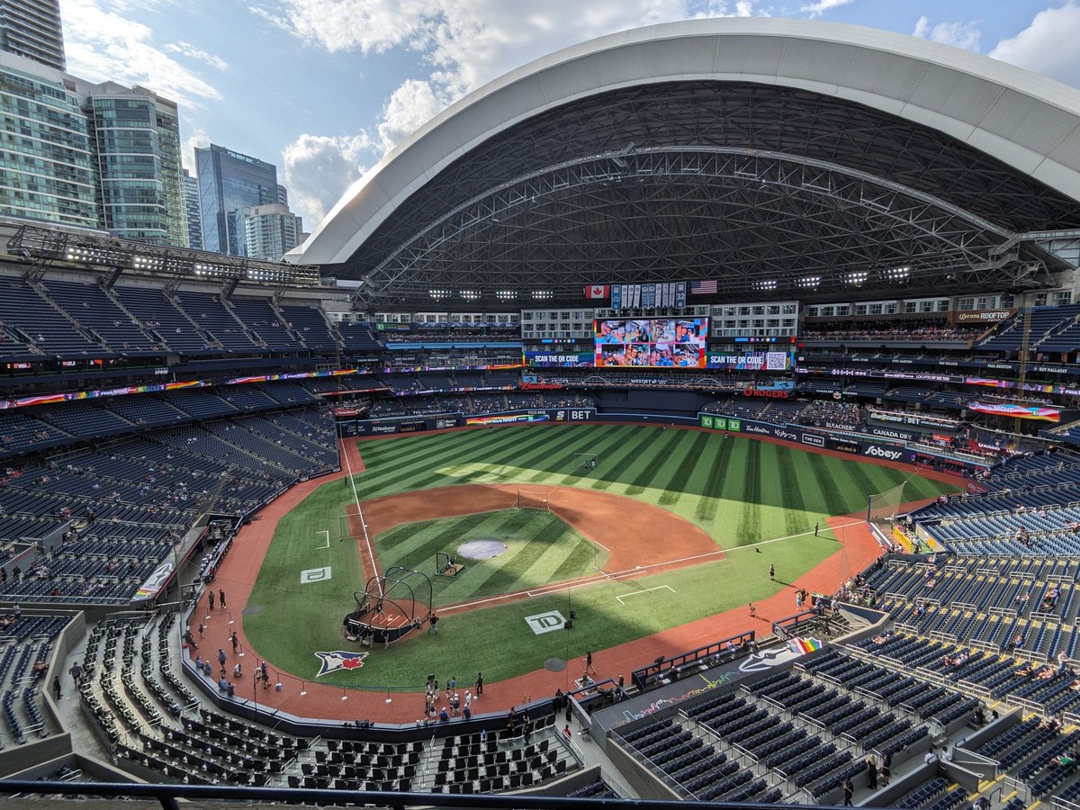 It was a lovely evening for a baseball game. Even if we lost. Brutally