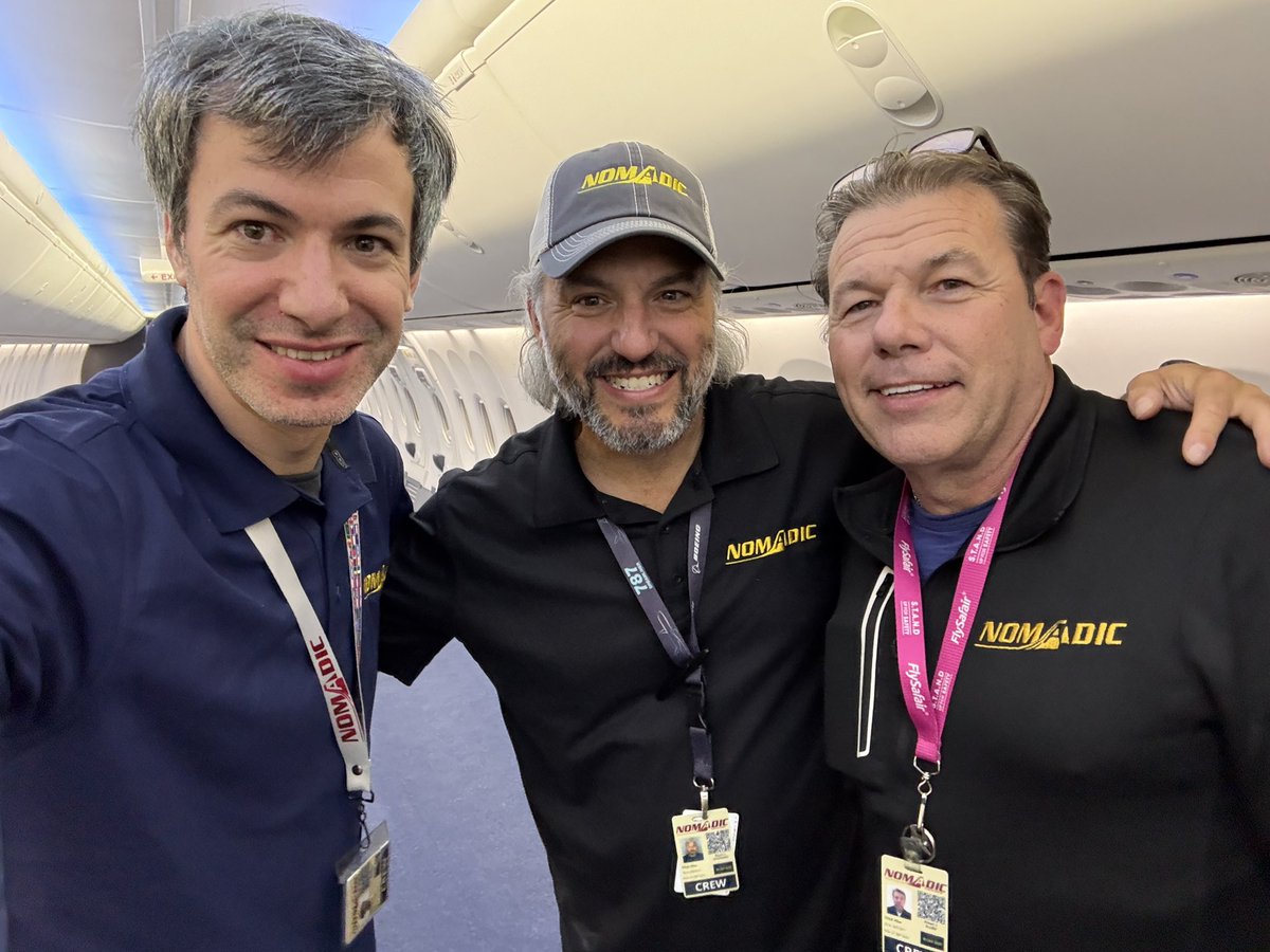 SteveNomadic's tweet image. “No one is allowed in the cockpit if there’s something wrong with them. So, if you’re here, you must be fine”
-NF