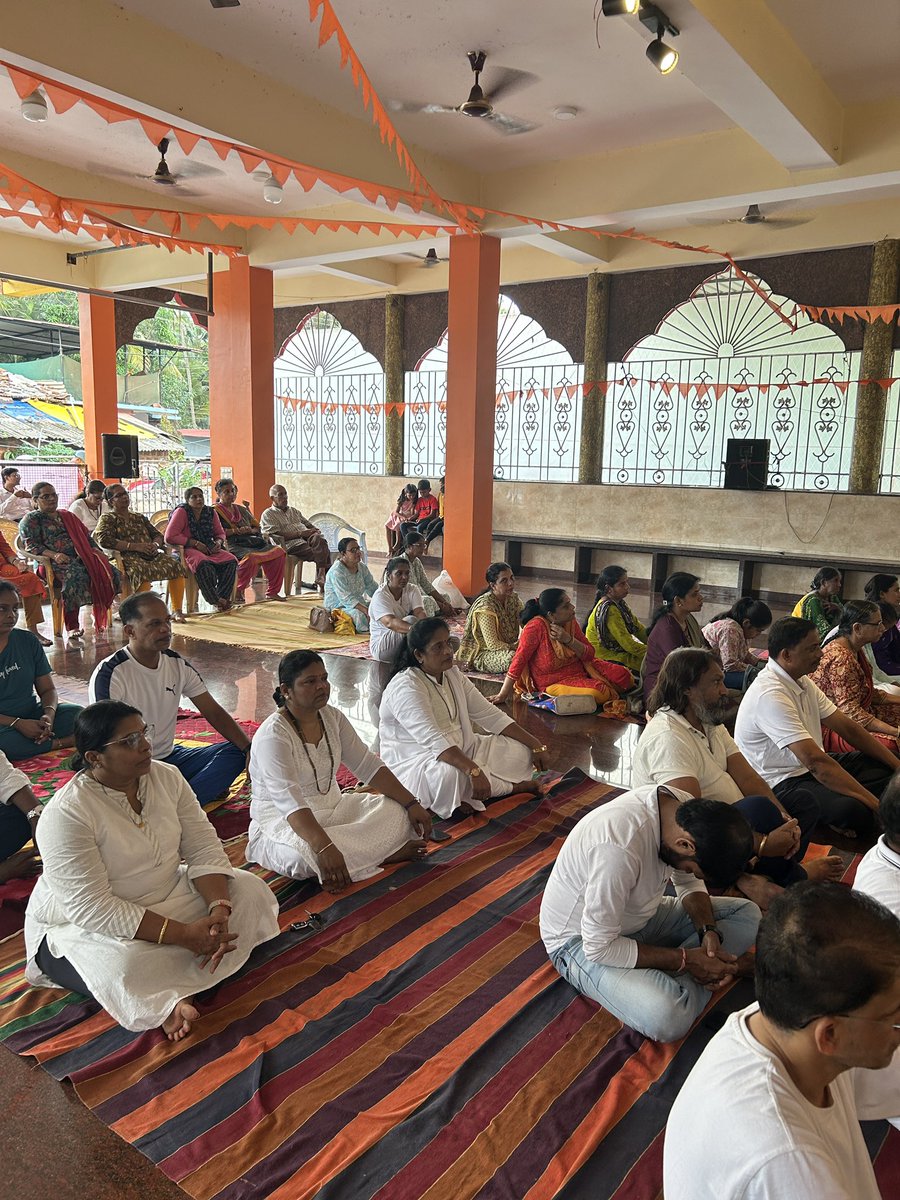 AdvSulekha's tweet photo. Glad to join Yoga session organised by BJP St-Cruz Constituency at Sateri Temple Merces Goa to celebrate #InternationalYogaDay
#narendramodi 
#BJPGoa https://t.co/N8udOL8OUI