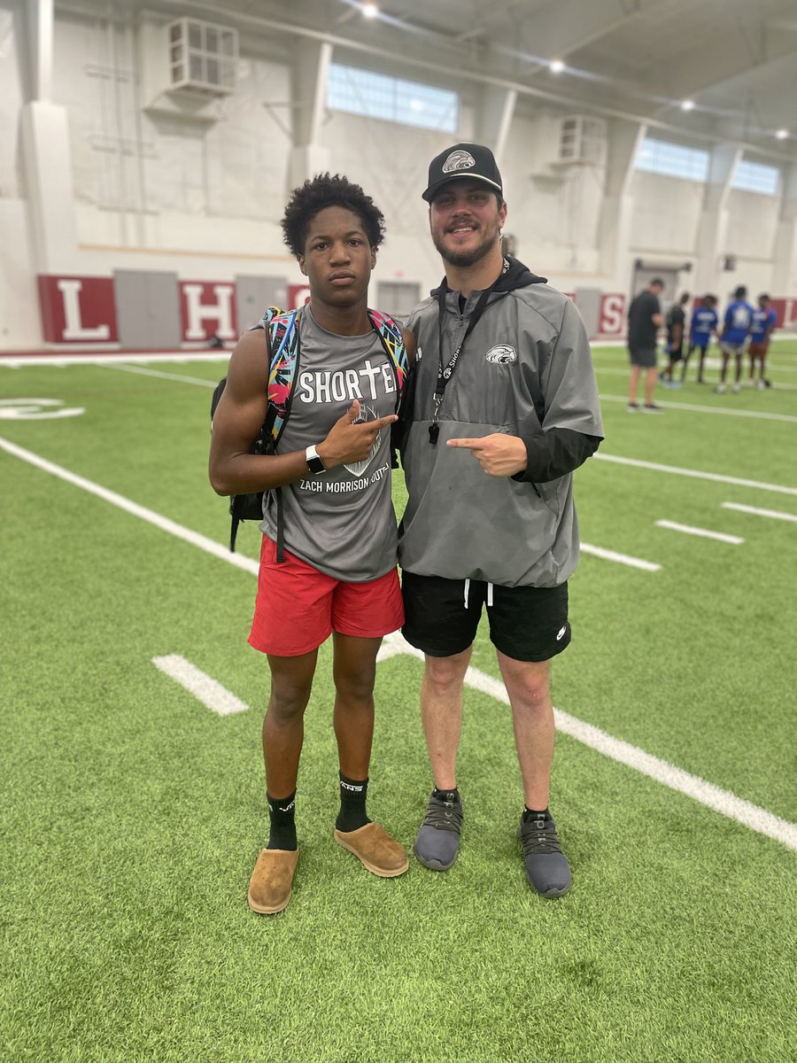 Caleb Taylor (@calebtaylor1234) on Twitter photo HAD A GREAT TIME AT SHORTER UNIVERSITY CAMP! Had amazing conversations with coaches as well!!@coachmorrison58 <a href="/CoachDietlSU/">Johnny Dietl</a> <a href="/CoachJackSU/">Coach Jack Williamson</a> HAD A GREAT TIME AT SHORTER UNIVERSITY CAMP! Had amazing conversations with coaches as well!!@coachmorrison58 <a href="/CoachDietlSU/">Johnny Dietl</a> <a href="/CoachJackSU/">Coach Jack Williamson</a>