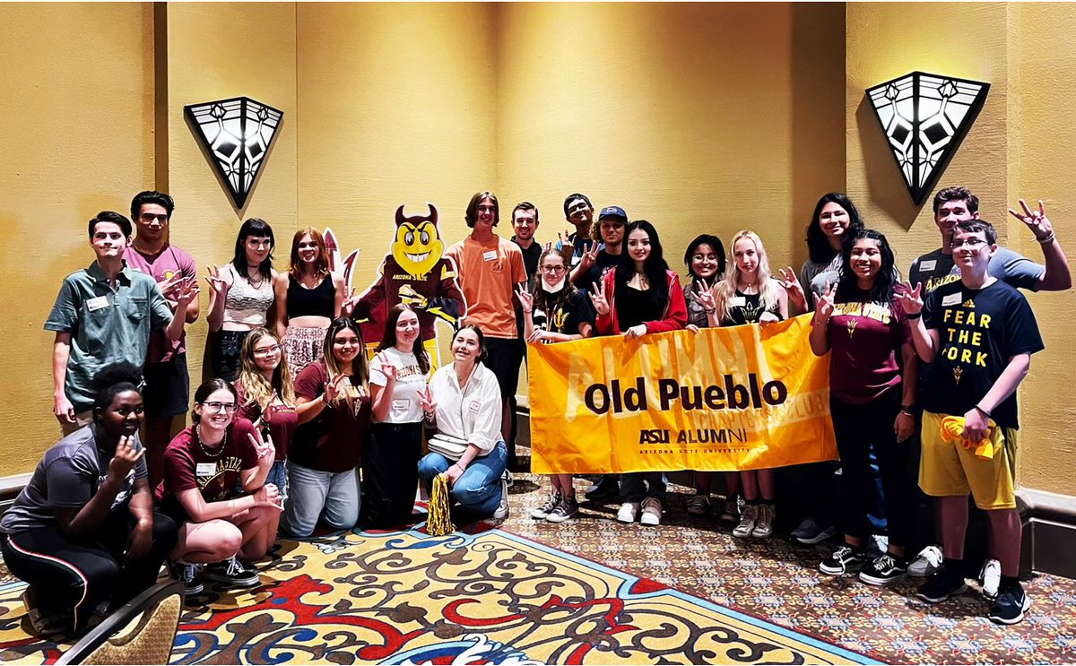 ASU Alumni Old Pueblo (@asualumnitucson) on Twitter photo Our Sun Devil Send Off for #Tucson students attending <a href="/ASU/">Arizona State University</a> is today at noon! Thank you Tucson Racquet & Fitness Club for hosting.
(pic is from ‘22 at Hilton El Con) Our Sun Devil Send Off for #Tucson students attending <a href="/ASU/">Arizona State University</a> is today at noon! Thank you Tucson Racquet & Fitness Club for hosting.
(pic is from ‘22 at Hilton El Con)