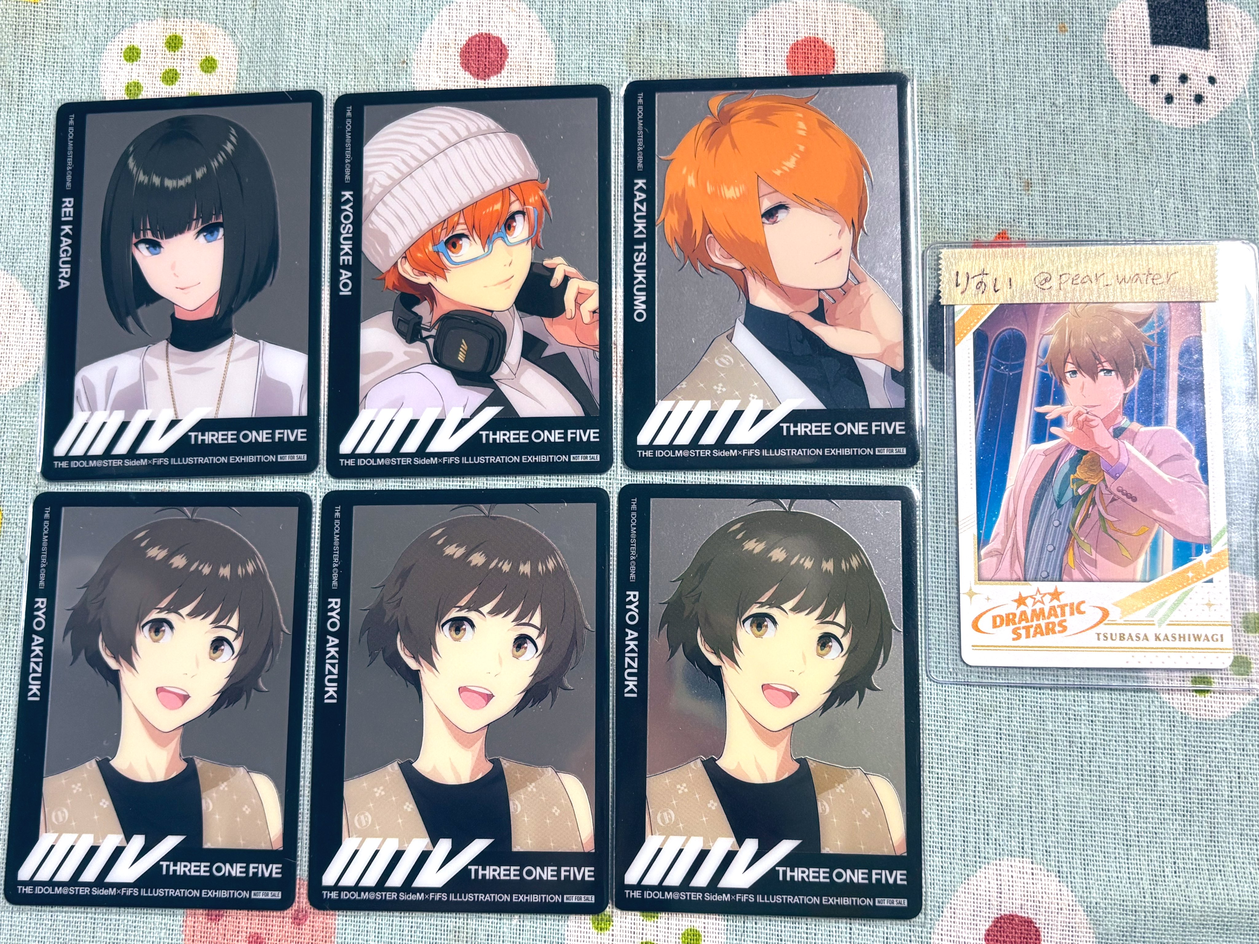 SideM FiFS展 インスタントフォト風カード まとめ売り 特典 箔