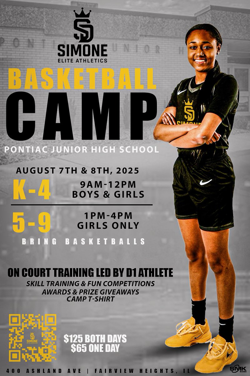 What better way to learn the game than from one of O’Fallon’s finest!  We love seeing former players giving back to the next generation!  Don’t miss this awesome opportunity for K–9 athletes to grow, compete, and have fun! 🏀