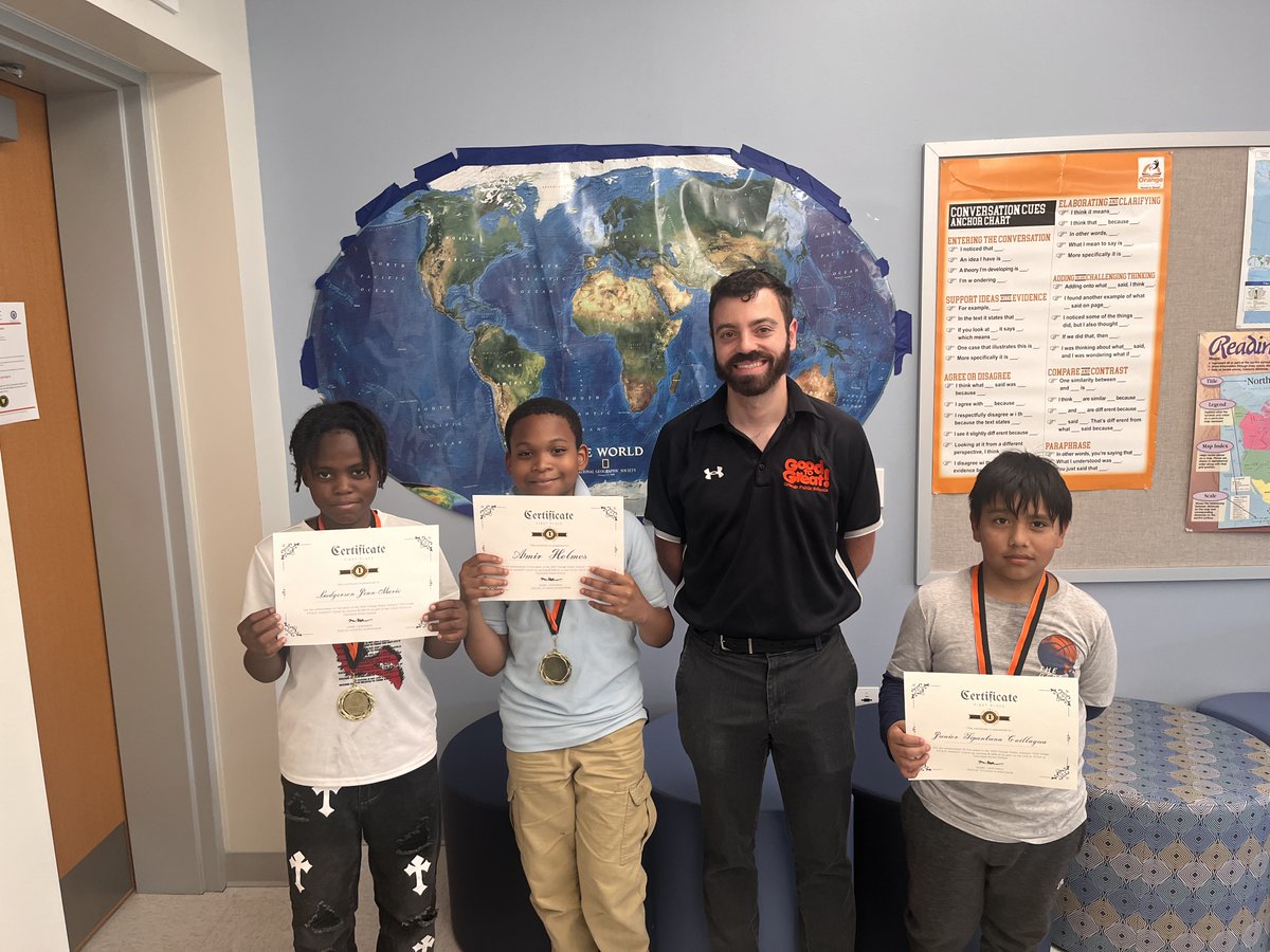 The Gold Team from Cleveland Street School and Mr. Bishof ended the Stock Market Game with a portfolio of $107,099.34, tops at Cleveland! Kudos! #goodtogreat #clevelandstrong #future investors