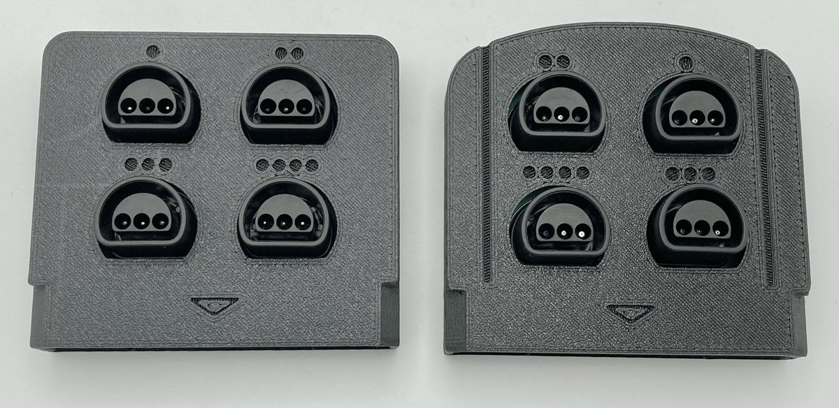Modified the #Multisystem N64 cartridge to be a little more inspired by the console.  Using #3DPrinting for production allows for total manufacturing flexibility 👍
Changed from chunky square to a rounded shape similar to the N64 cartridges. What do you think?