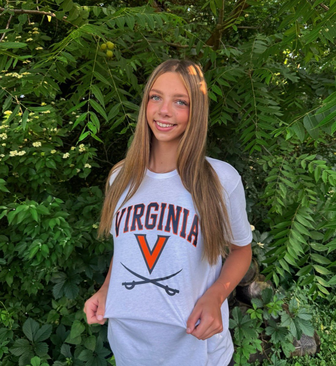 I am beyond excited and grateful to announce my verbal commitment to continue my academic and athletic career at the University of Virginia! I want to say a HUGE thank you to Coach Shannon, Coach Tilbe, Coach Travis, and Coach Jake for this opportunity. GO HOOS!!!!💙🧡⚔️