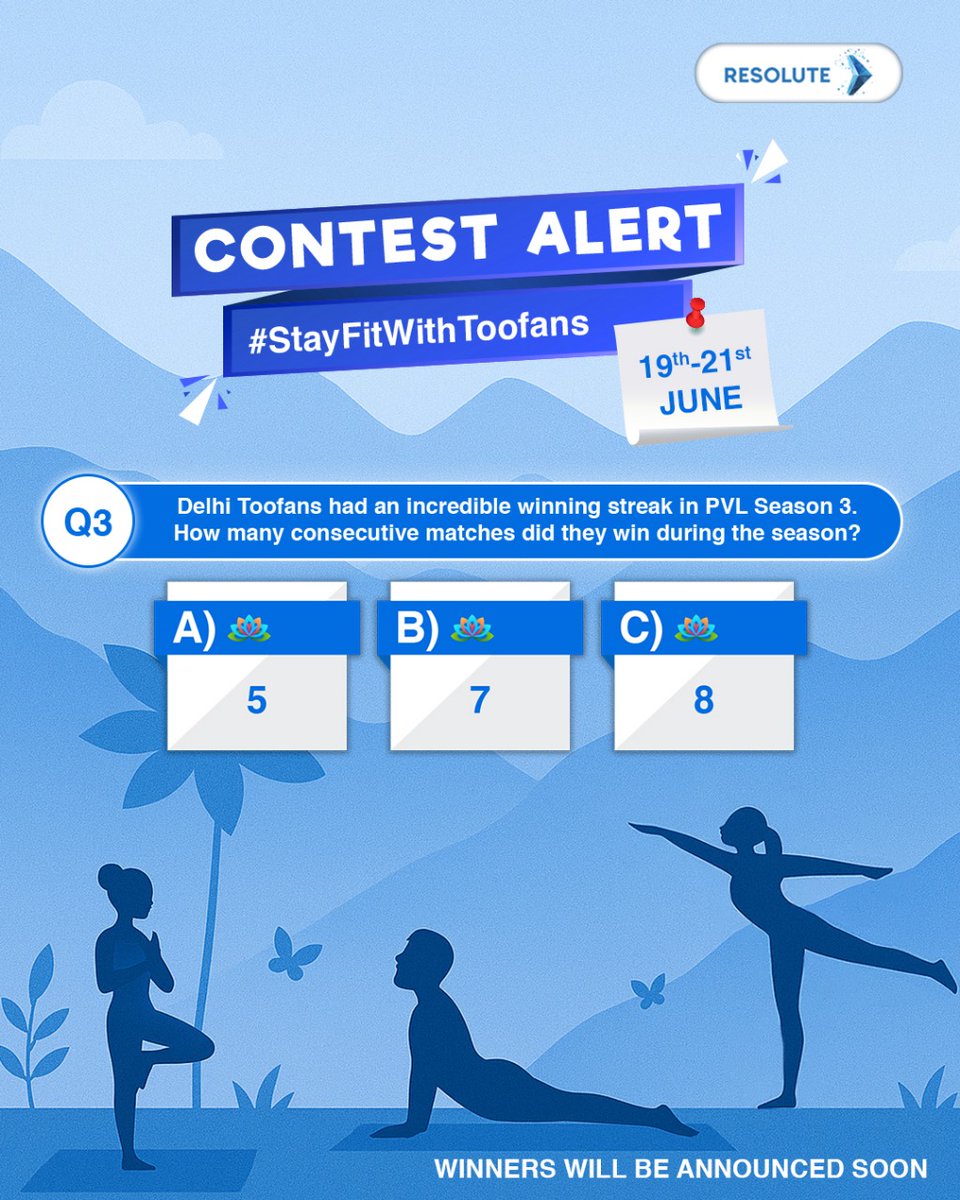 Resolute Corp (@resolutecorp) on Twitter photo #3rdquestion of #StayFitWithToofans #contest is here.
You're one answer away from becoming a #StayFitWithToofans champion
Rules of the contest-
1. Follow Resolute Corp on all social media platforms. (Twitter - <a href="/resolute/">Nicole Rodriguez</a>corp, Instagram -@resolute.corp, and Facebook - #3rdquestion of #StayFitWithToofans #contest is here.
You're one answer away from becoming a #StayFitWithToofans champion
Rules of the contest-
1. Follow Resolute Corp on all social media platforms. (Twitter - <a href="/resolute/">Nicole Rodriguez</a>corp, Instagram -@resolute.corp, and Facebook -