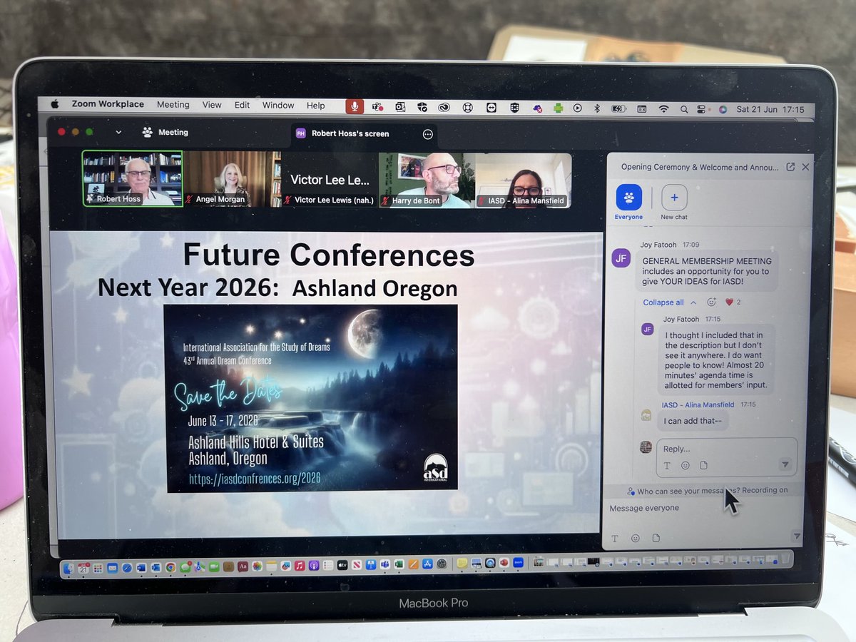 Prof_Lockheart's tweet image. Listening to the opening ceremony and welcome + announcements #iasd2025 👍🥳