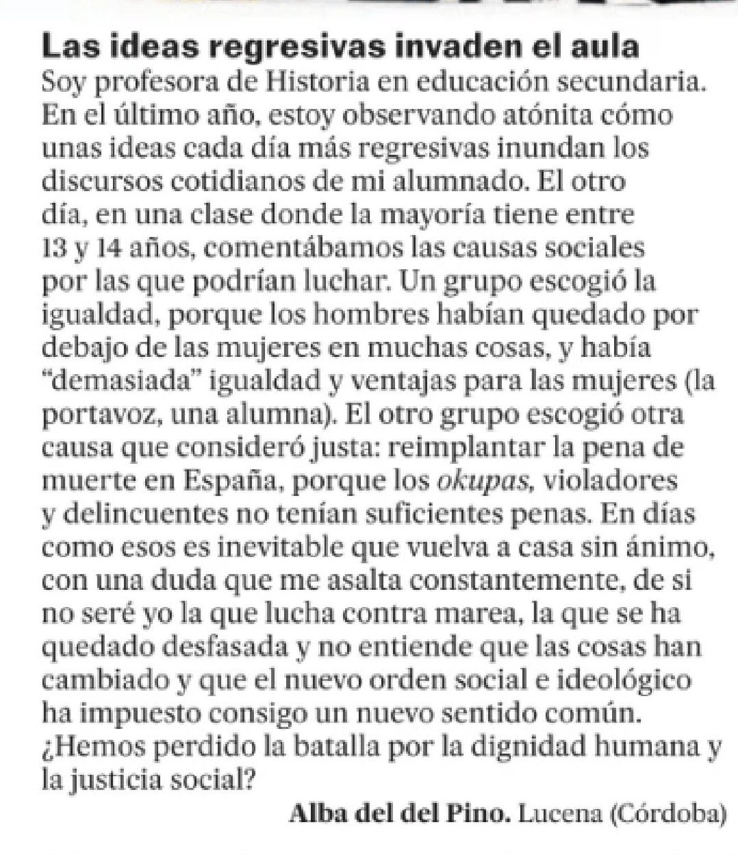 Insistamos, porque esto es sobrecogedor.