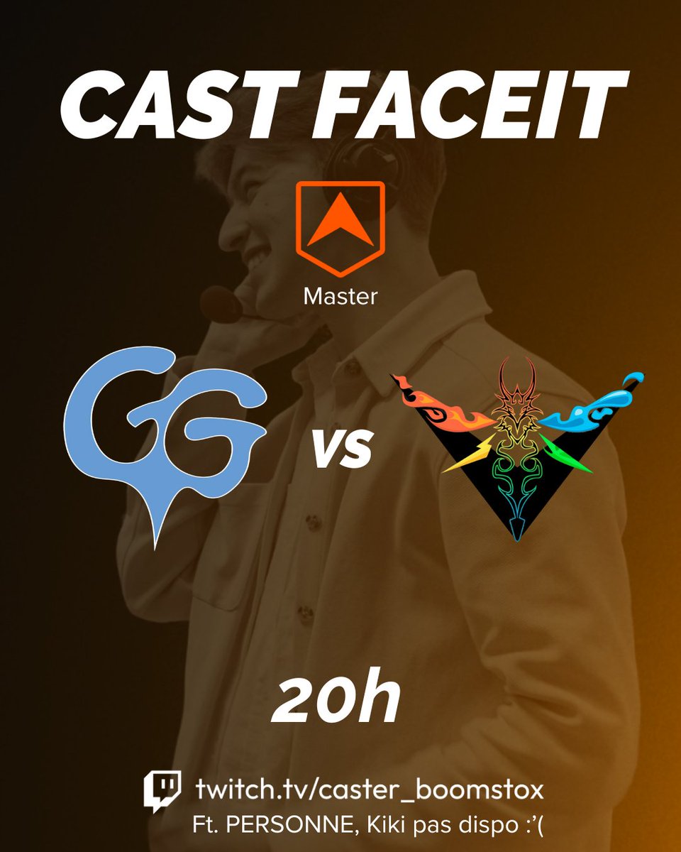 Boomstox (@boomstox) on Twitter photo C'est enfin pour ce soir !
Le classico français de cette <a href="/FACEIT_OW/">FACEIT Overwatch</a> League Master arrive ⚔️
🐝Wasp x Oh No - Goud Guys 🔵
Rendez-vous à 20h pour suivre ça !
🎥ttv/caster_boomstox C'est enfin pour ce soir !
Le classico français de cette <a href="/FACEIT_OW/">FACEIT Overwatch</a> League Master arrive ⚔️
🐝Wasp x Oh No - Goud Guys 🔵
Rendez-vous à 20h pour suivre ça !
🎥ttv/caster_boomstox