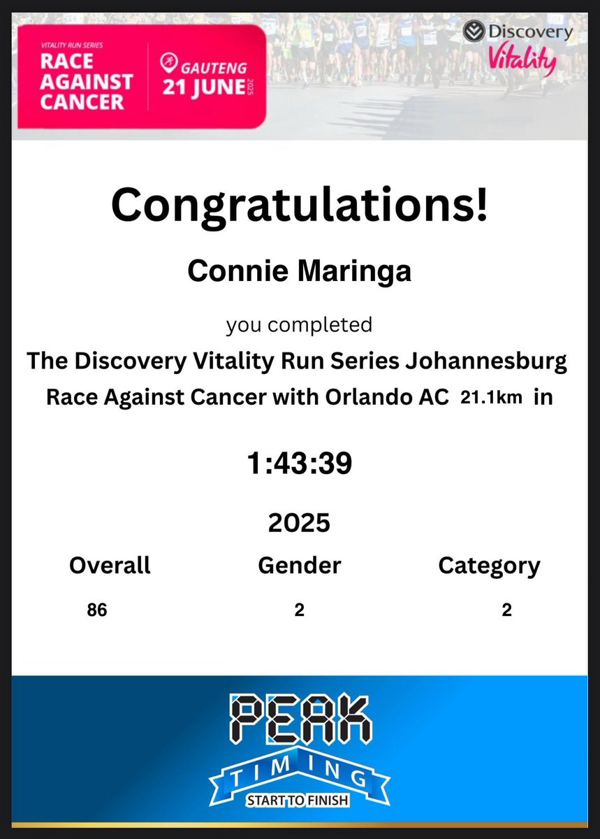 Podium Things. #FitMom #IPaintedMyRun #RaceAgainstCancer #FitnessGoals #FetchYourBody2025 #SaturdayVibes #SkhindiGangCoaching #TrapNLos #DiscoveryVitalitySeries #RedSkippa #RunningWithSoleAC #OrlandoAC