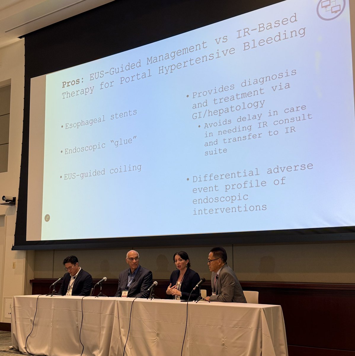 Mónica Tincopa MD MSc (@monicatincopa) on Twitter photo What is the role of #EndoHepatology in current clinical practice??
💠#EUS guided #liver biopsy and #PortalPressureGradient
💠#EUS guided glue, coiling and esophageal stents for #variceal bleeding
Vigorous debate on pros/cons of EUS based procedures in #hepatology <a href="/WesternAWE/">Association of Women Endoscopists (AWE)</a> What is the role of #EndoHepatology in current clinical practice??
💠#EUS guided #liver biopsy and #PortalPressureGradient
💠#EUS guided glue, coiling and esophageal stents for #variceal bleeding
Vigorous debate on pros/cons of EUS based procedures in #hepatology <a href="/WesternAWE/">Association of Women Endoscopists (AWE)</a>