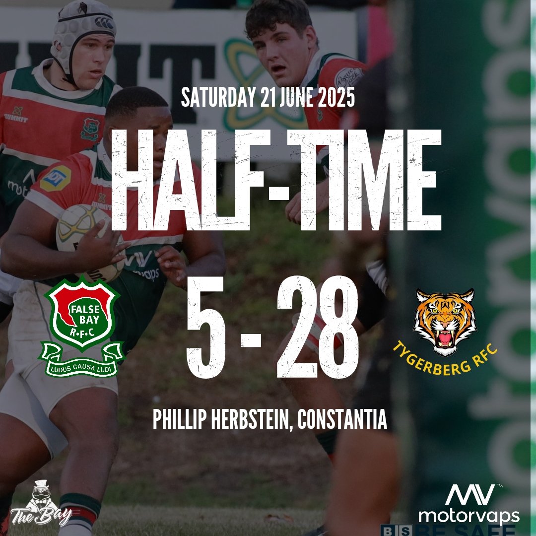 𝗛𝗔𝗟𝗙-𝗧𝗜𝗠𝗘 | #SLA25   

Let's Go, BAY 👊

#WpClubRugby 
#LoveRugby 🏉