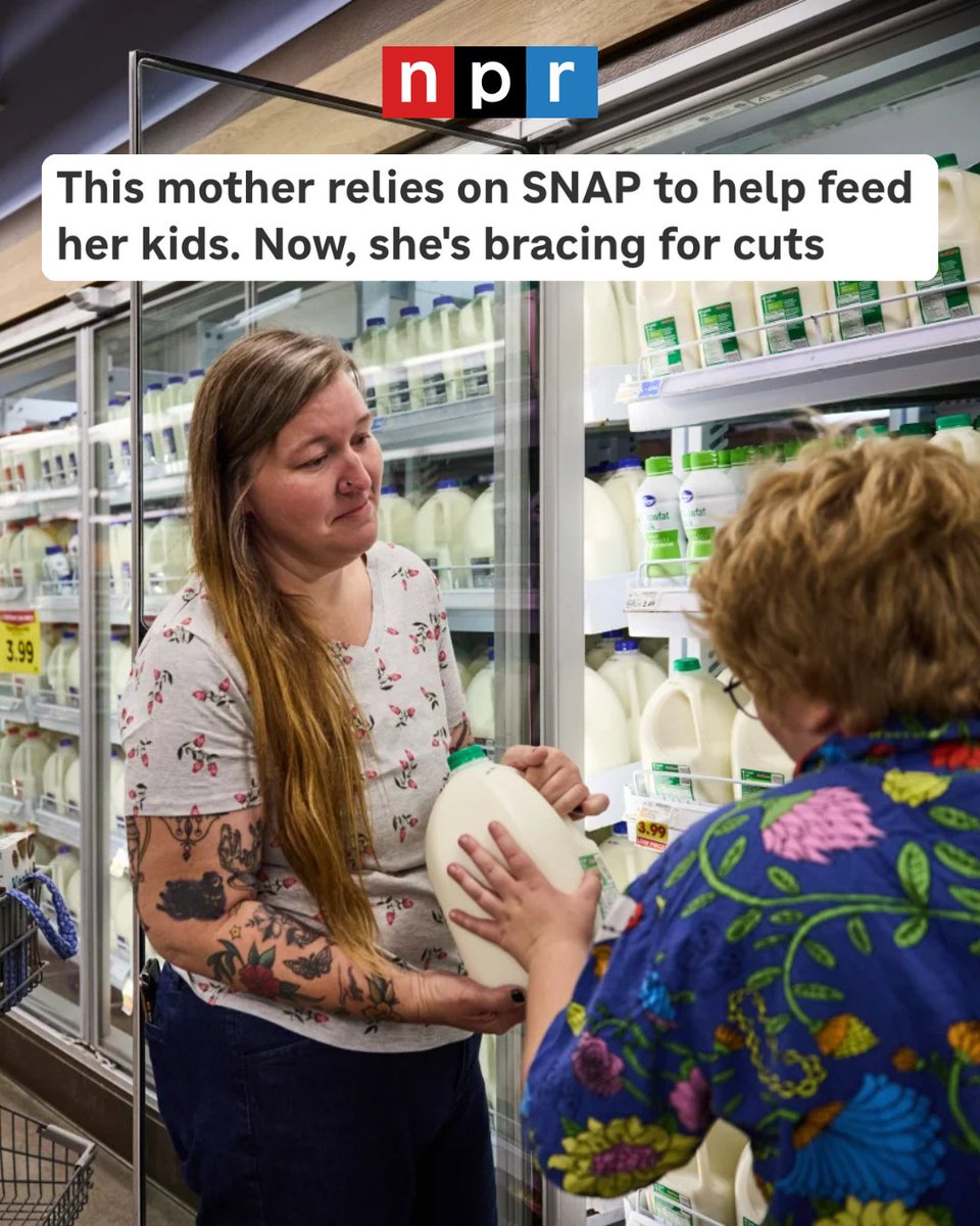 In a country as rich as the United States, we should be able to ensure nobody is lacking the ability to get sufficient food for them &amp; their kids.