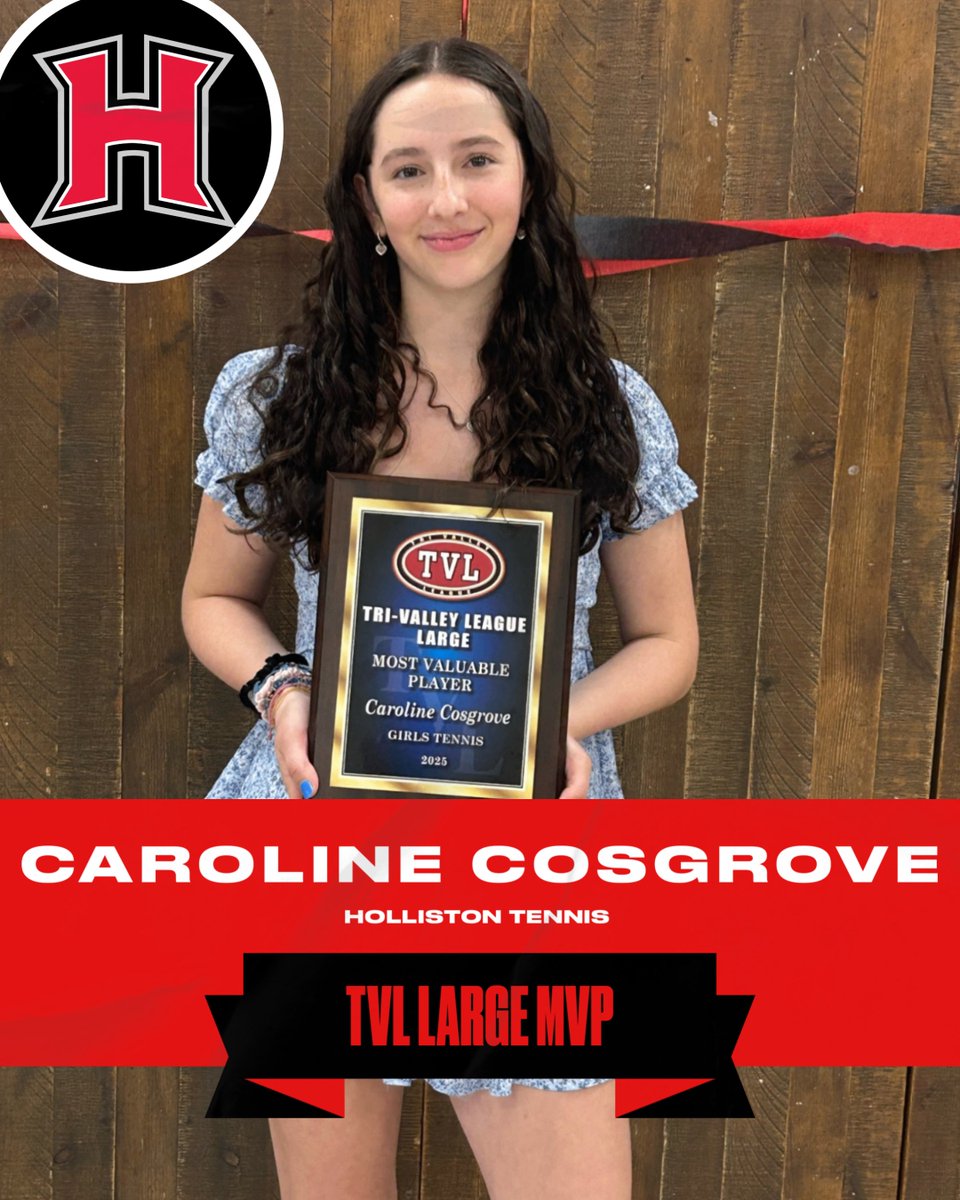 Congratulations to Caroline Cosgrove for being named TVL Large MVP for the 2nd consecutive year. She ended the season 17-0 and has a career record of 35-0!

#GoPanthers
