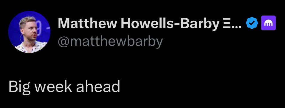 Vincent (Cryptolution) 👑 (@cryptolution101) on Twitter photo 🚨JUST IN: <a href="/matthewbarby/">Matthew Howells-Barby Ξ mhb.eth</a> (VP Growth, @KrakenFX) says “Big week ahead”. #RuneJune 🚨JUST IN: <a href="/matthewbarby/">Matthew Howells-Barby Ξ mhb.eth</a> (VP Growth, @KrakenFX) says “Big week ahead”. #RuneJune