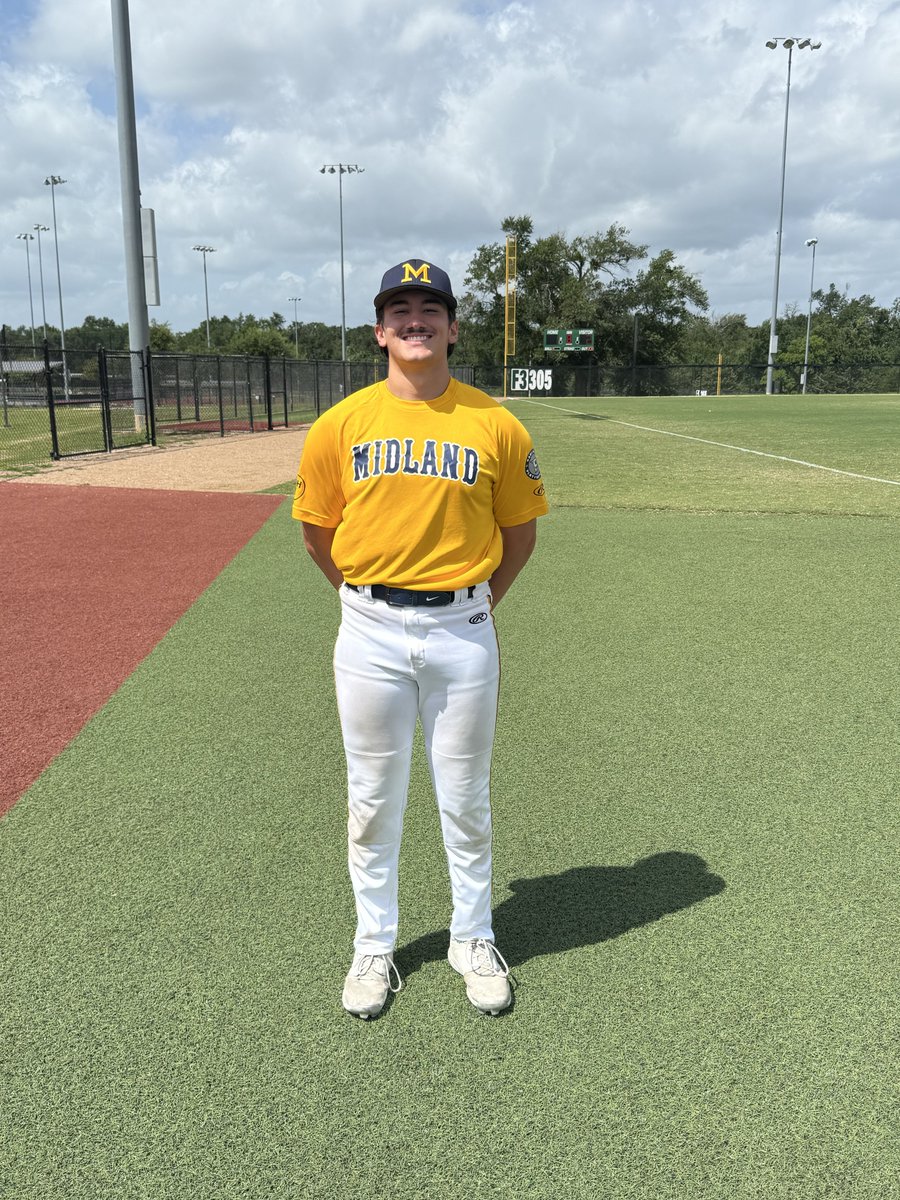 ✭Five Tool Texas✭ (@fivetooltexas) on Twitter photo #ConnieMack25 F: <a href="/recruitmidland/">Midland Southwest Bulls Baseball</a> 2, NOLA Scout Micheu 1
PoG: <a href="/maximus_wiley/">Maximus Wiley</a> 2-4, RBI
Pitcher: <a href="/jthomas2k25/">Jackson Thomas</a> 5.2 IP, 3K, 3H, R #ConnieMack25 F: <a href="/recruitmidland/">Midland Southwest Bulls Baseball</a> 2, NOLA Scout Micheu 1
PoG: <a href="/maximus_wiley/">Maximus Wiley</a> 2-4, RBI
Pitcher: <a href="/jthomas2k25/">Jackson Thomas</a> 5.2 IP, 3K, 3H, R