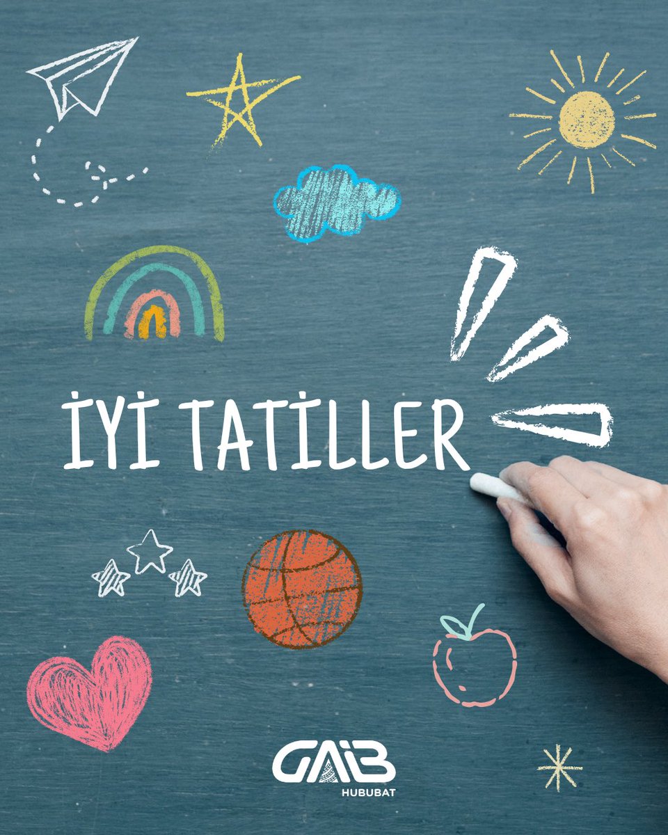 Tüm öğrencilerimize, keşiflerle ve yeni deneyimlerle dolu, doyasıya dinlenecekleri bir yaz tatili diliyoruz.☺️🙏🏻