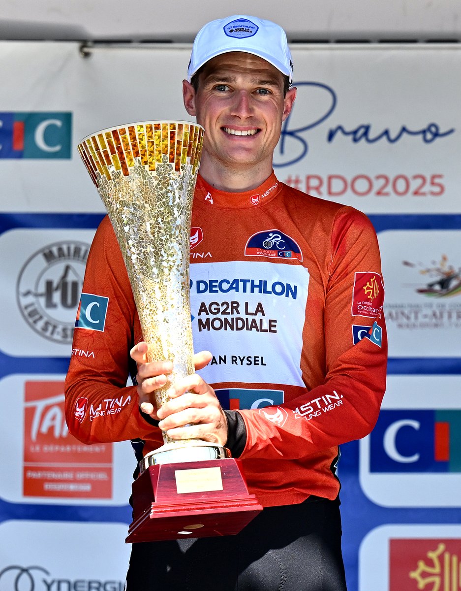 🇫🇷 <a href="/RouteOccitanie/">La Route d'Occitanie-CIC</a> - Étape 4

<a href="/NicoProdhomme/">Nico_prdh</a> remporte la première course par étapes de sa carrière 🥰🏆

<a href="/NicoProdhomme/">Nico_prdh</a> claims the first stage race win of his career 🥰🏆

#DECATHLONAG2RLAMONDIALETEAM - © Getty