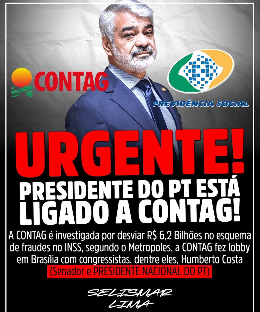 Um dos principais motivos de não quererem a CPI do INSS.