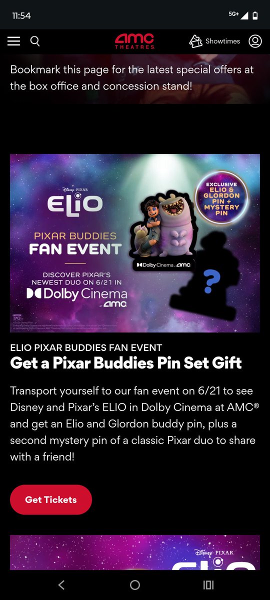 DustyTheApe's tweet image. Fan Event #18 this year #Elio๐ธ. Pixar Buddies Pin set Gift๐ป. Exclusive Elio & Gordon pin + Mystery Pin๐๐ซ. I got Toy Story, post your set in the commentsโฌ๏ธ. WE MAKE MOVIES BETTER!!๐ฆ๐ฟ๐๐๐๐ฟ๐ฆ #AMC @AMCTheatres @CEOAdam #AMCTheaters #Dolby #DolbyAtmos #DolbyCinema #FanEvent