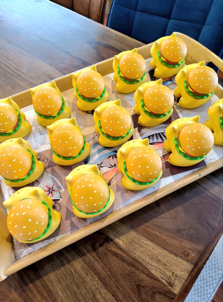 Je crois que je viens de finir ma variante préférée de la collection du BulbiFood : Les BulbiBurger 🍔🙆✨