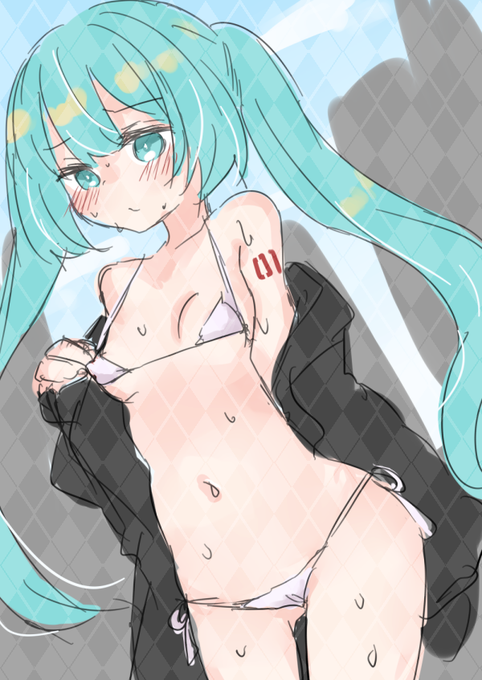 暑いからね、MB着ようねミクさん 