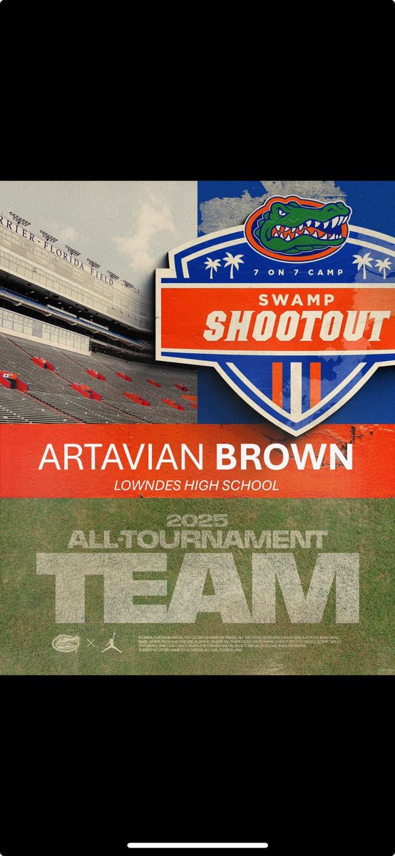 a1_brwn's tweet image. Thank you Florida for the recognition!! Go gators!! 🐊 🟠🔵 @LHSvikingsFB @Coach_FredM @GatorsFB @CarterVikingsFB