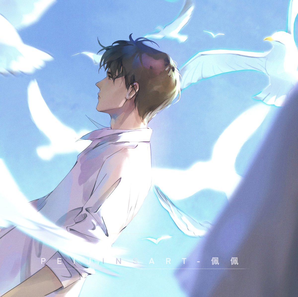 SPeijin's tweet image. I dreamed of meeting him in our youth, when we were both still young. #瓶邪 #盗墓笔记 #thelosttomb #张起灵 #吴邪