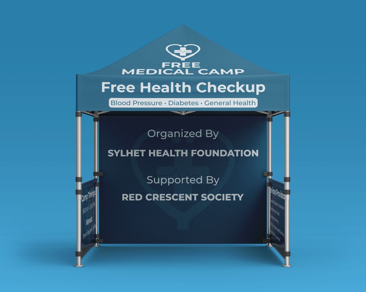 ashukcreations's tweet image. Tent Design that Elevates Your Brand!
Perfect for medical camps, food stalls, and promotional events designed for impact from every angle.

Designed by Ashuk’s Creations.
#TentDesign #OutdoorBranding #AshuksCreations #EventMarketing #GraphicDesign #VisualDesign #PromotionalTent