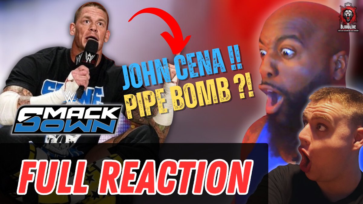 🚨Full John Cena Pipe Bomb Reaction 

#SmackDown #JohnCena #WrestlingCommunity 

Link:⬇️
youtu.be/eKjpE9SaGKU?si…