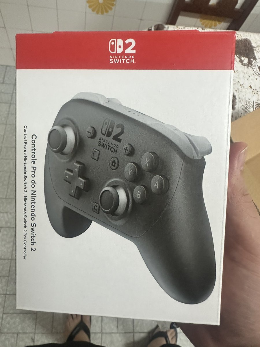 brunno_fast's tweet image. Chegou em faltava para completar esse sabadão com grandes jogatinas! 

#NintendoSwitch2 #ProController2