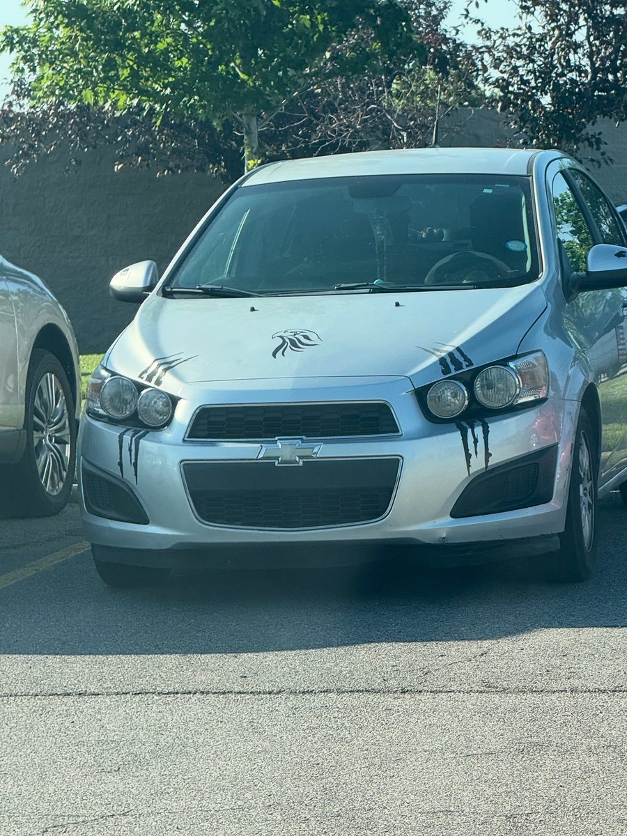 Heading to AutoZone to get me some talon scratch stickers