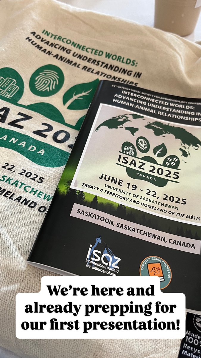We’re here and ready to present! Join us for the Early Career Session at #isaz2025