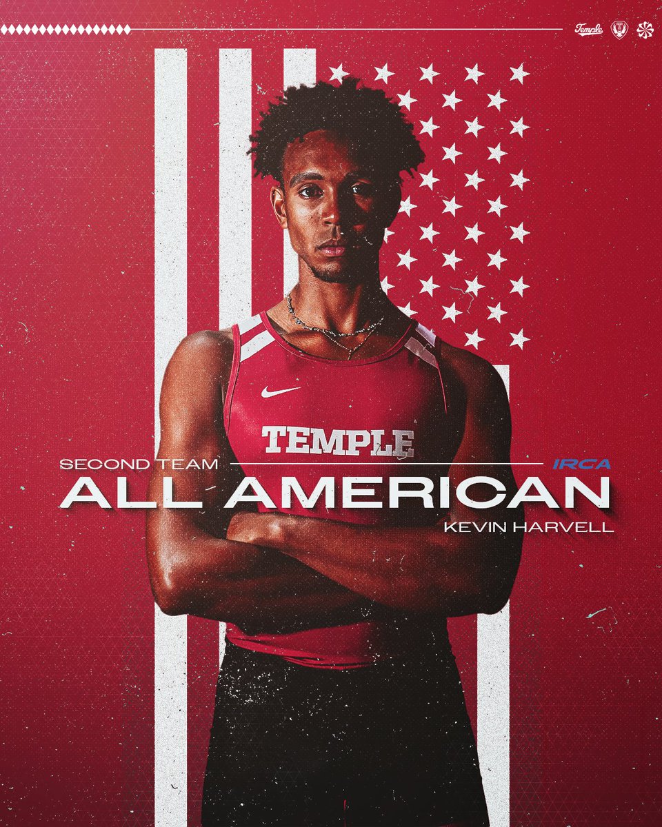 Temple All-American 🇺🇸🦉

Congratulations to senior Kevin Harvell, who was named an Empacher/IRCA Second Team All-American on Thursday!

🔗: bit.ly/4491wWy