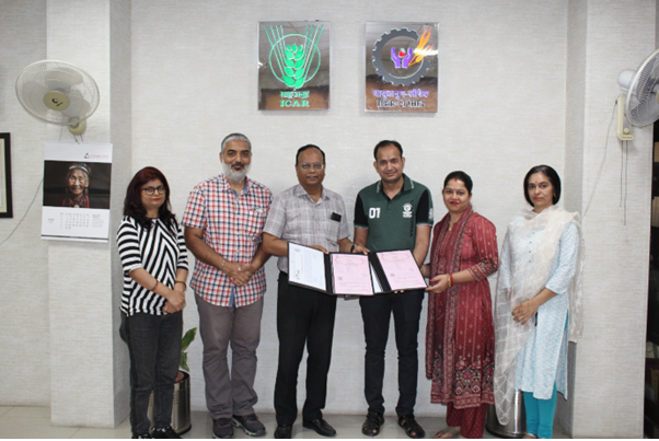 ICAR-CIPHET gave licensing of Pearl millet and Sorghum based extrudates process technology to M/s Mahima Healthy Foods, Delhi on 19 June 2025. Mr. Himanshu Aggarwal of  M/s Mahima Healthy Foods, Delhi was awarded the agreement &amp; certificate on successful completion of training.