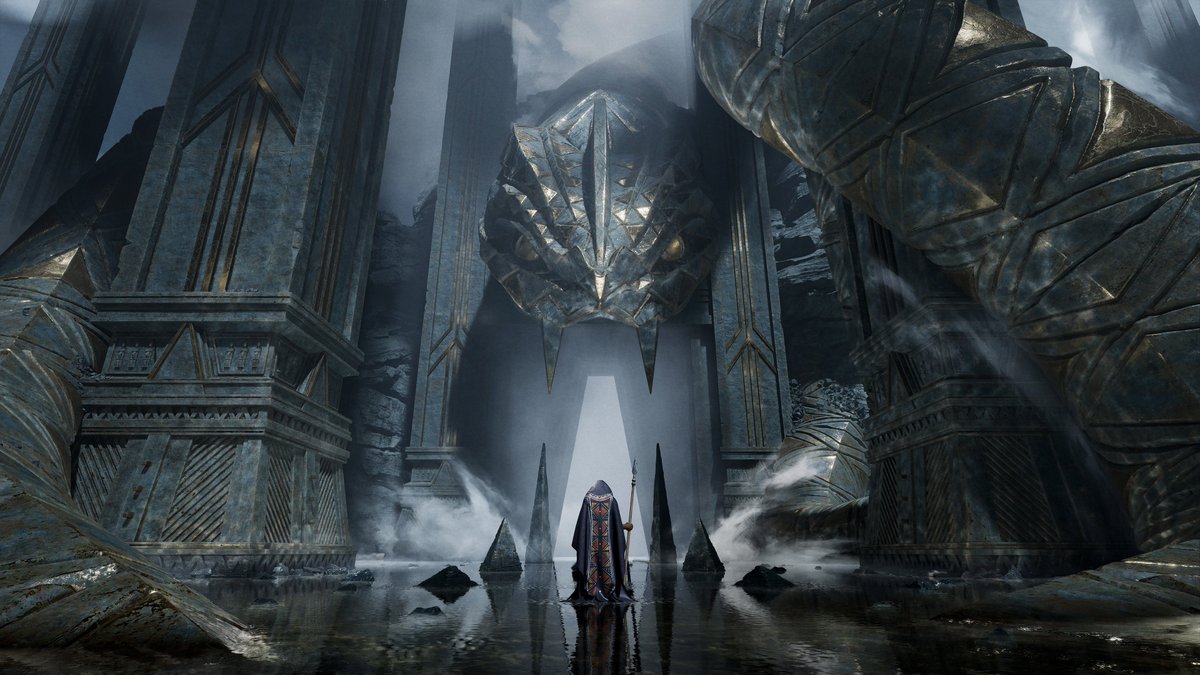 Finally finished my Lebe snake - west African mythology scene in Unreal 5.6
Thanks everyone for the feedbacks,support/kind words !

artstation.com/artwork/P6ZdJ4